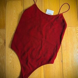 Forever 21 Vintage ✨Terracotta Spaghetti Strap Bodysuit